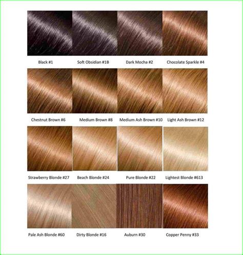 Chestnut Brown Hair Color Chart – Warehouse of Ideas