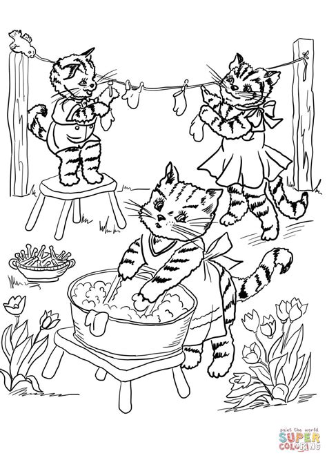 Lost Kittens Coloring Pages – Warehouse of Ideas