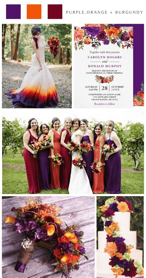 Rustic Wedding Colors For October – Warehouse of Ideas