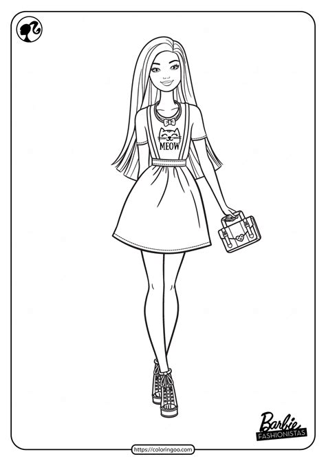 Barbie Coloring Pages Printable Pdf – Warehouse of Ideas