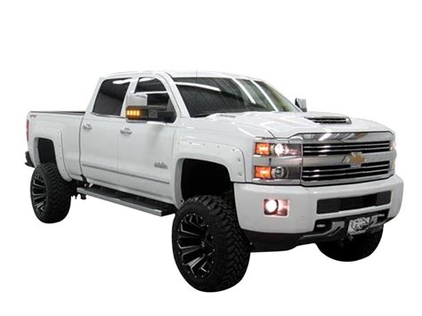 thumbnail interactive-video image 1 of Factory Style Fender Flares For Chevy Silverado 1500 2019-2022 - 4 Piece Set, Black 1 of 4
